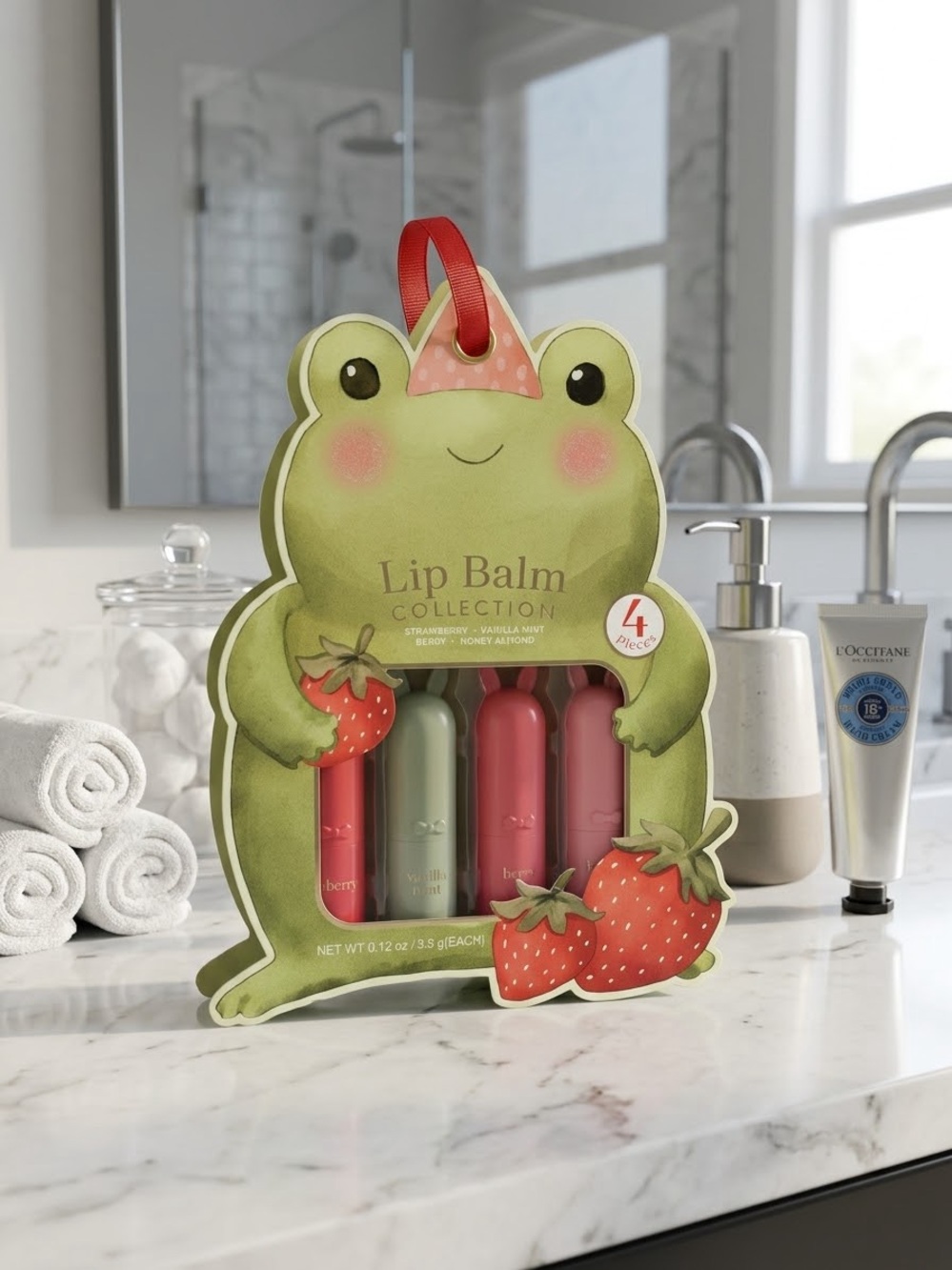 Lip Balm Collection - Strawberry, Vanilla Mint, Berry & Honey